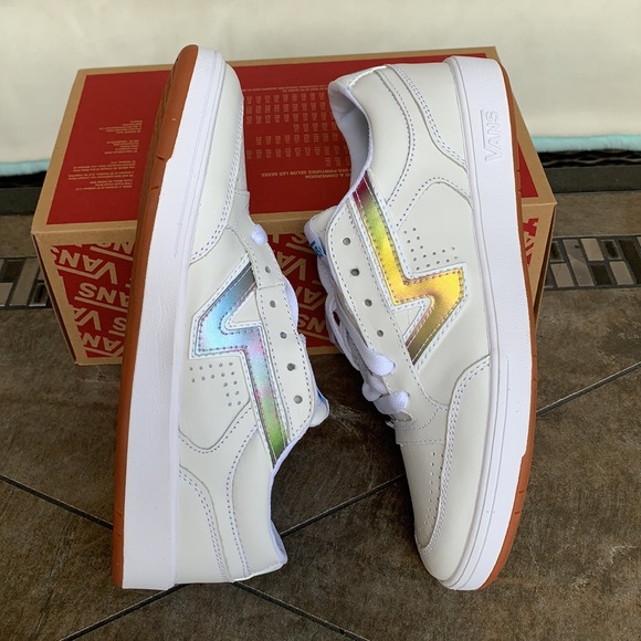 VANS LOWLAND Cc Rainbow True White/RAINBOW MEN’s - Picture 6 of 13